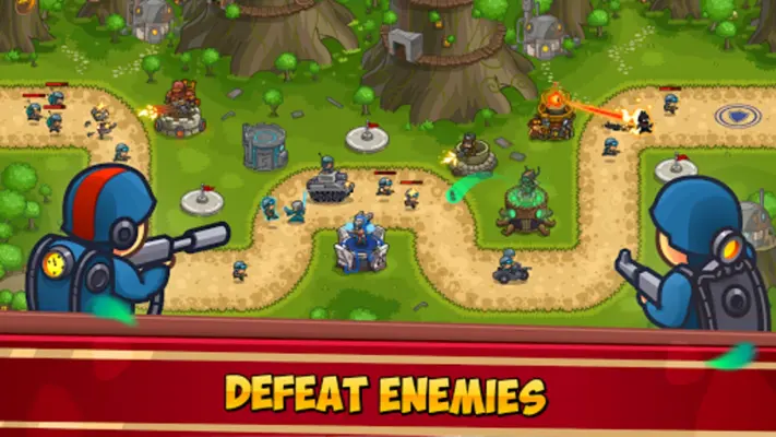 Steampunk Defense Tower Defense android App screenshot 1