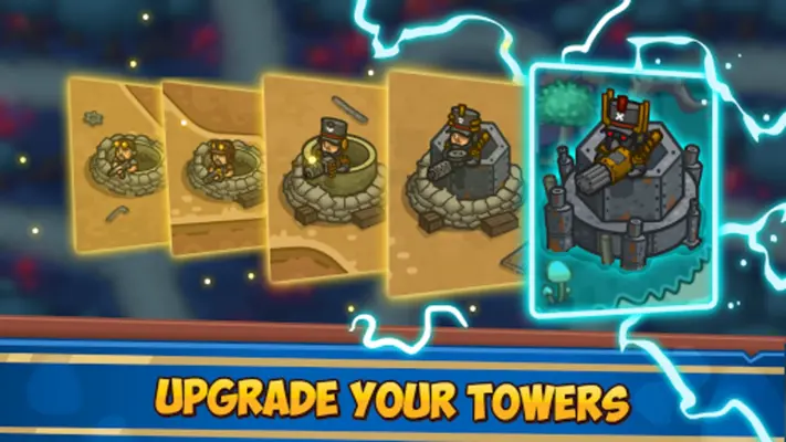 Steampunk Defense Tower Defense android App screenshot 3